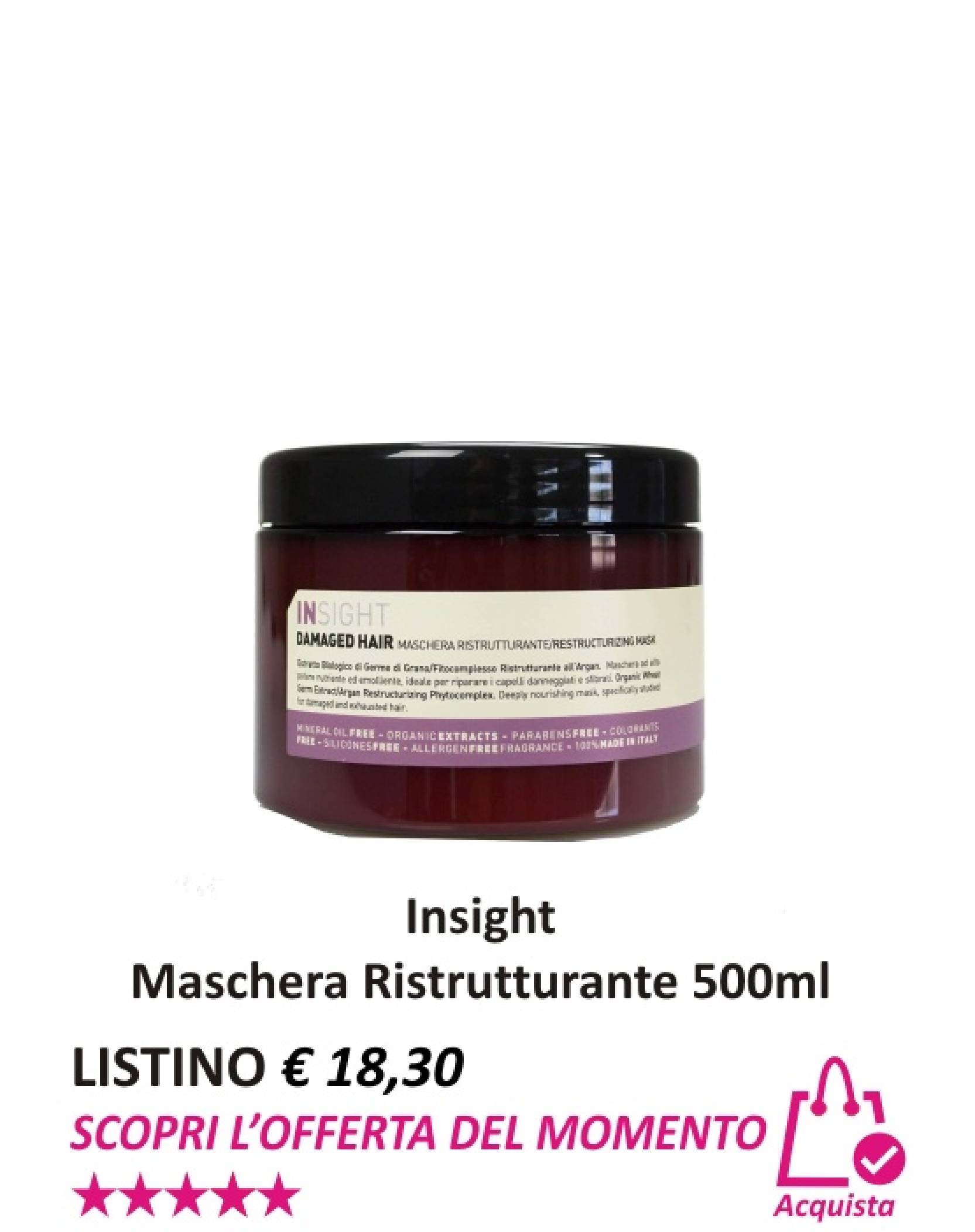 Insight Maschera Ristrutturante 500 ml