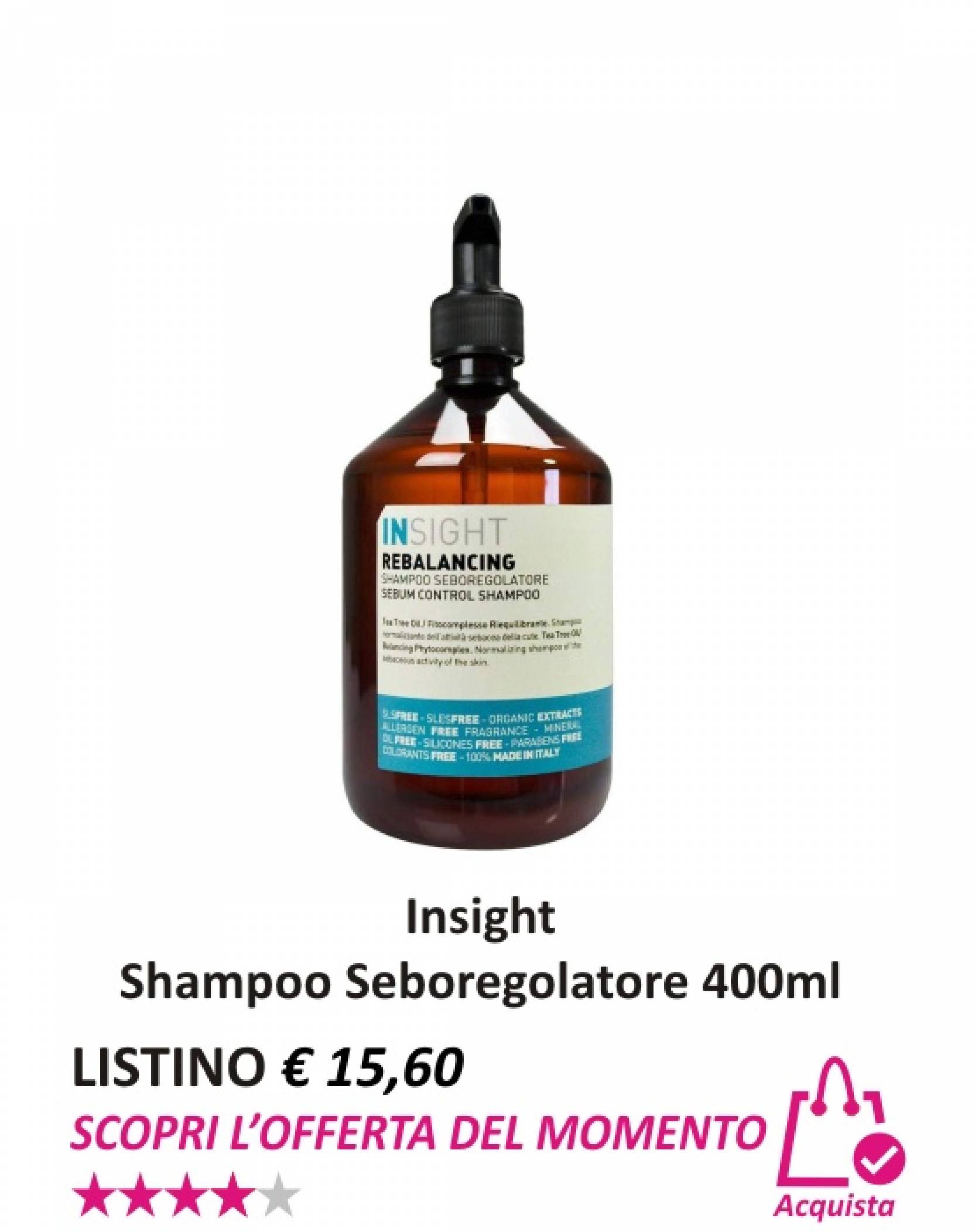Insight Shampoo Seboregolatore 400 ml